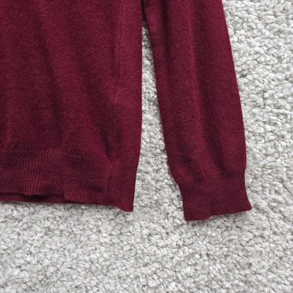 Charter Club Luxury Cashmere Sweater Womens‎ L Red Pullover Long Sleeve READ - Picture 2 of 14